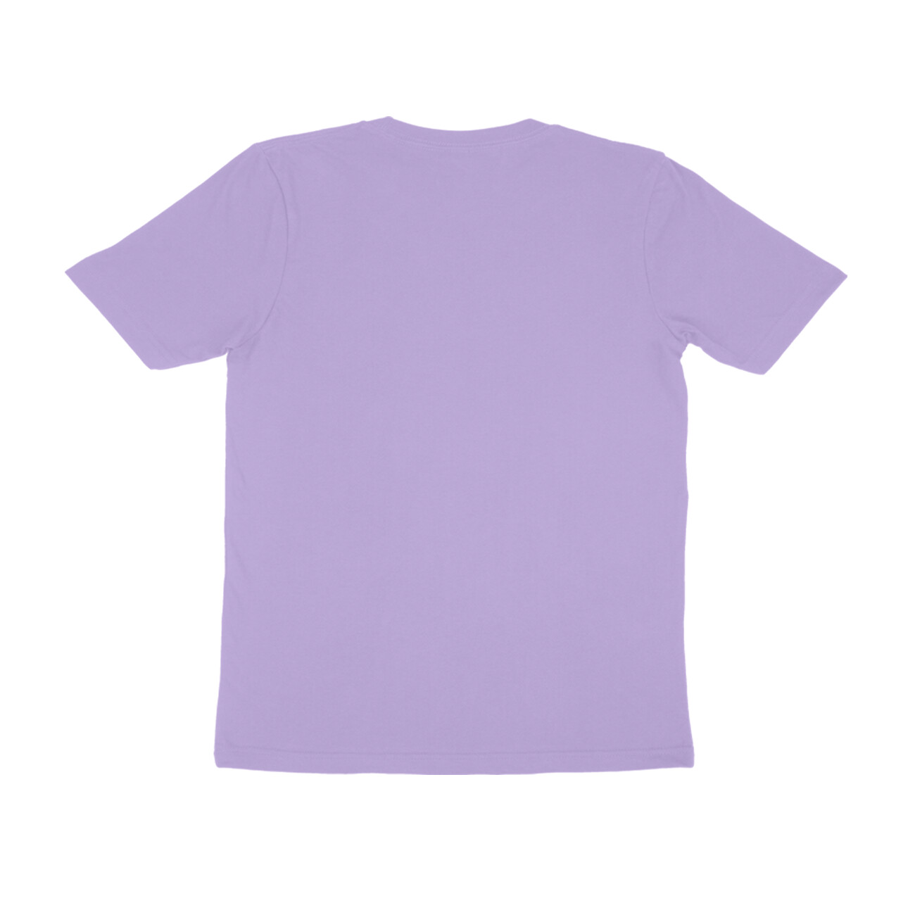 Iris Lavender Men's Simple Half Sleeve Round Neck T-Shirt