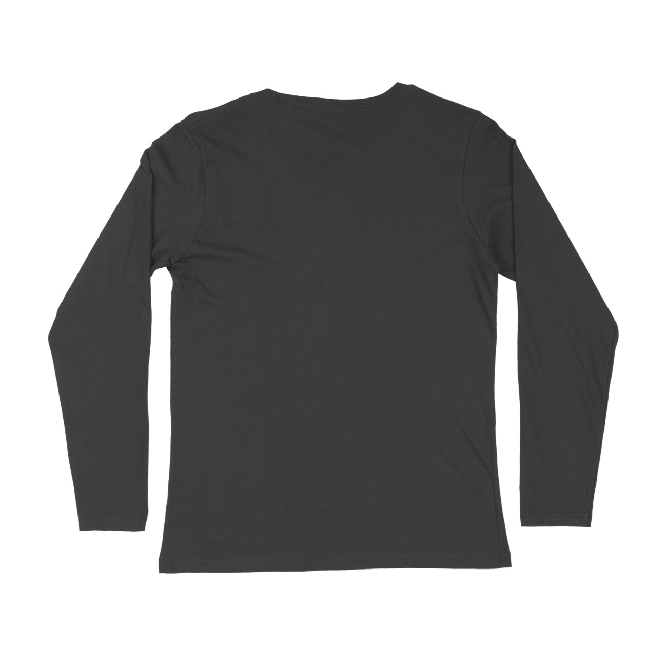 Black | Men's Full Sleeve Round Neck T-Shirt