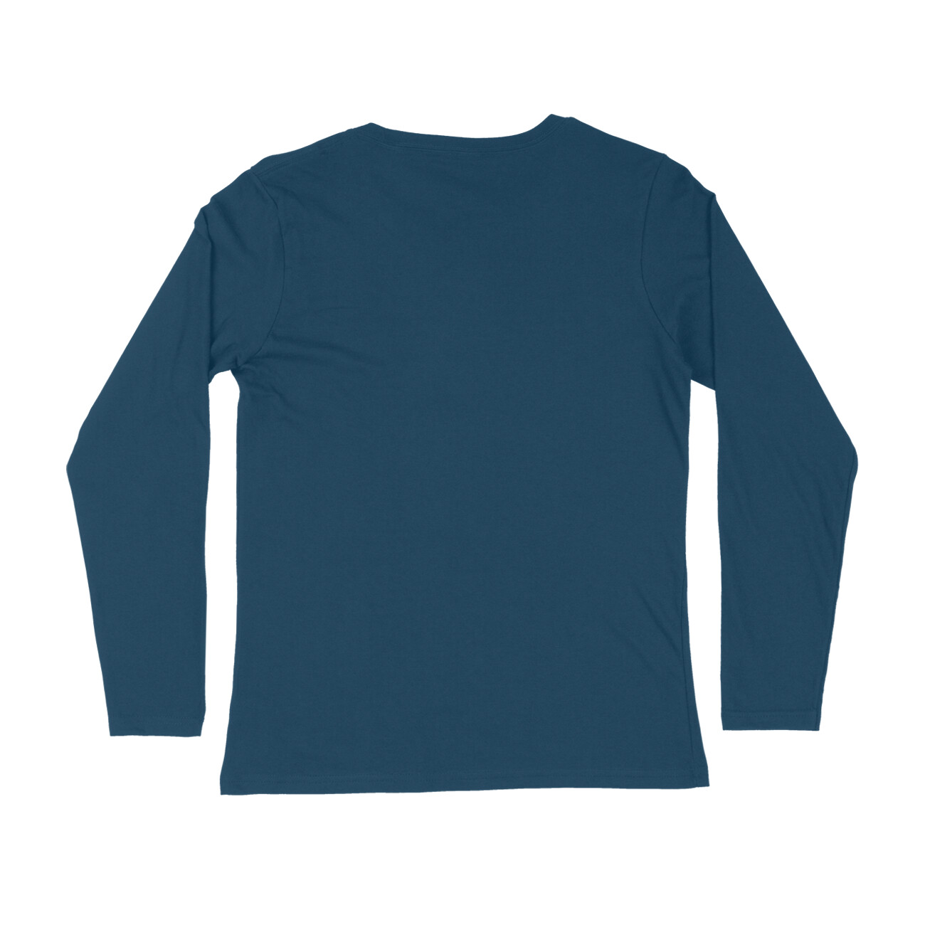 Navy Blue | Men's Full Sleeve Round Neck T-Shirt