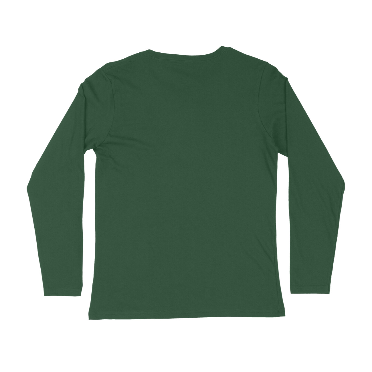 Olive Green | Men's Full Sleeve Round Neck T-Shirt