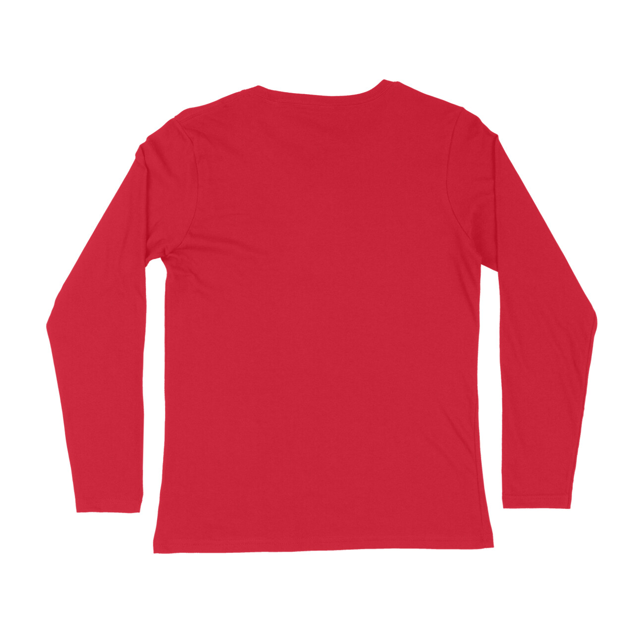 Red | Men's Full Sleeve Round Neck T-Shirt