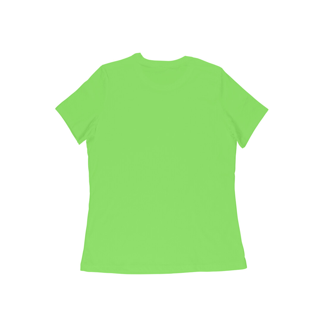 Women's Half Sleeve Round Neck Liril Green T-Shirt