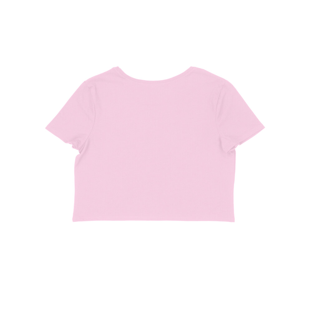 Women's Light Pink Crop Top