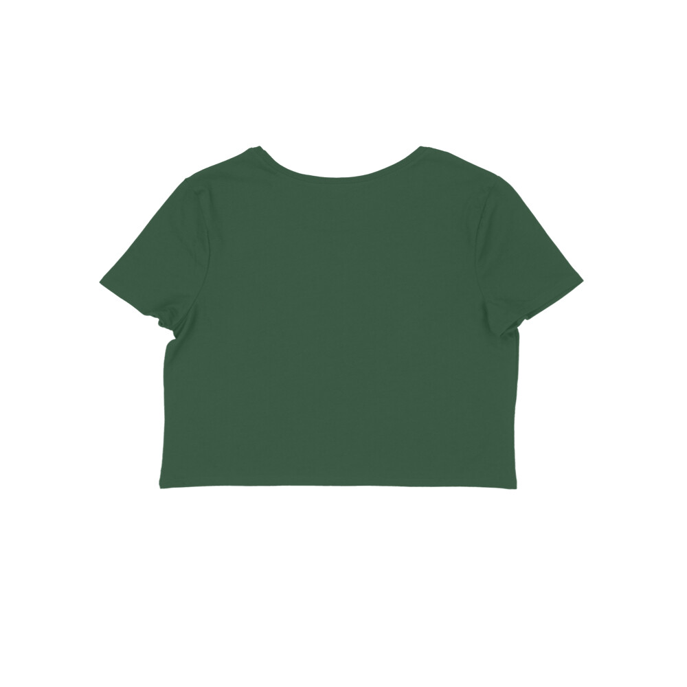 Women's Olive Green Crop Top